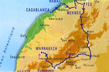 circuit classique au maroc : villes impriales et oasis